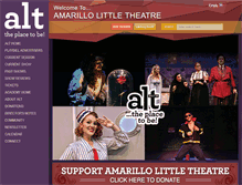 Tablet Screenshot of amarillolittletheatre.org